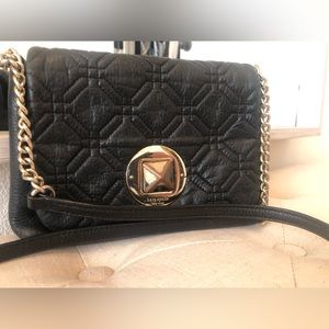 SALE 🔥Kate spade black leather shoulder or crossbody purse